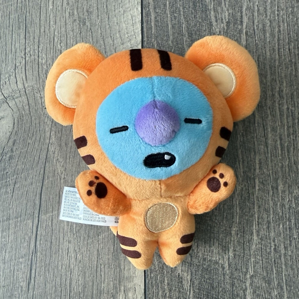 BTS BT21 Koya Tiger Tatton Plush Doll 6" RM Namjoon Linefriends Official K-pop